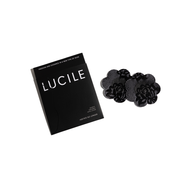 FLOR NEGRA DE ENCAJE