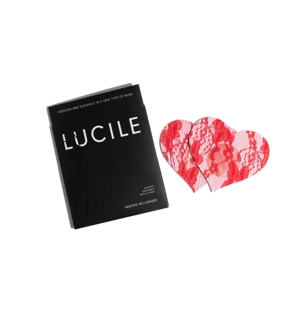 CORAZON ROJO DE ENCAJE *EDICION ESPECIAL*